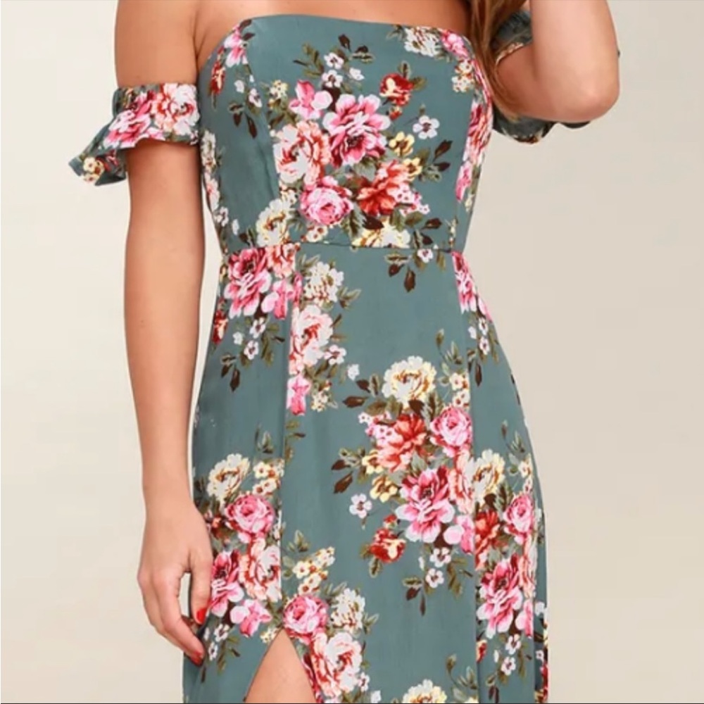 Lulu’s floral maxi dress